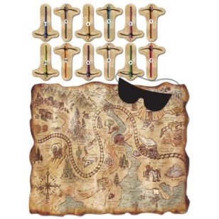 Pin The Pickaxe Cowboy Party Game
